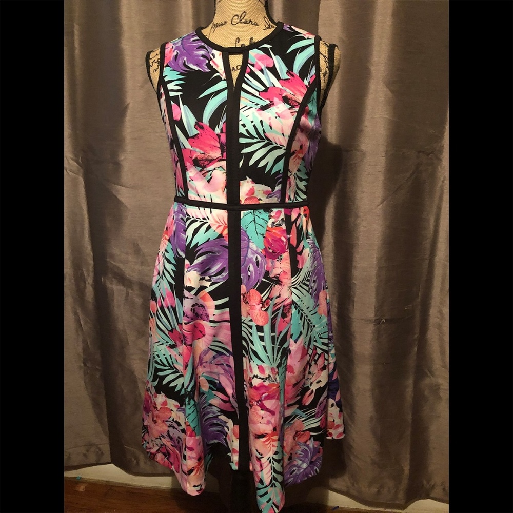 Fit & Flare Floral Dress